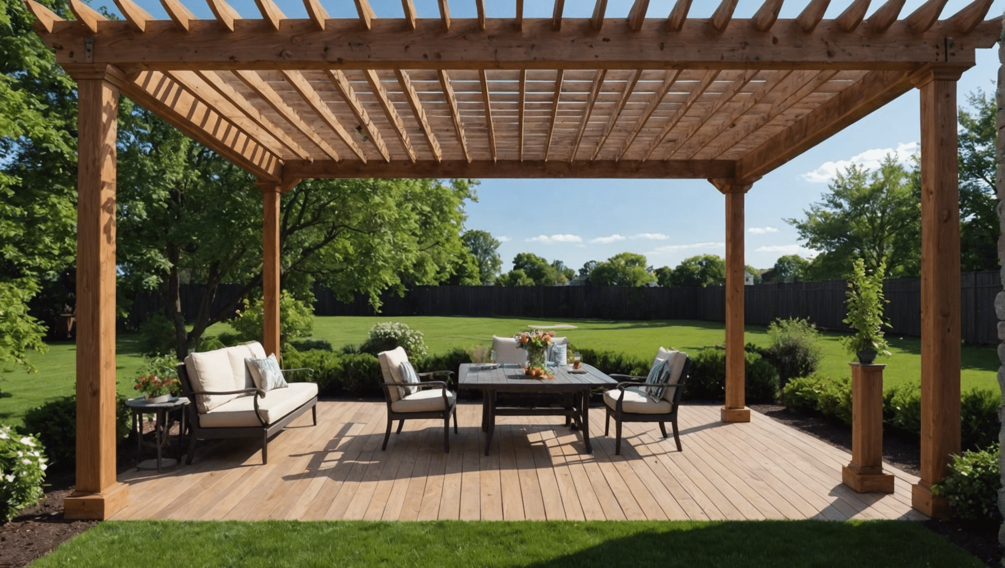 découvrez les avantages d'opter pour une pergola en bois pour votre espace extérieur. esthétique, naturelle et durable, la pergola en bois apporte charme et confort à votre jardin ou terrasse.