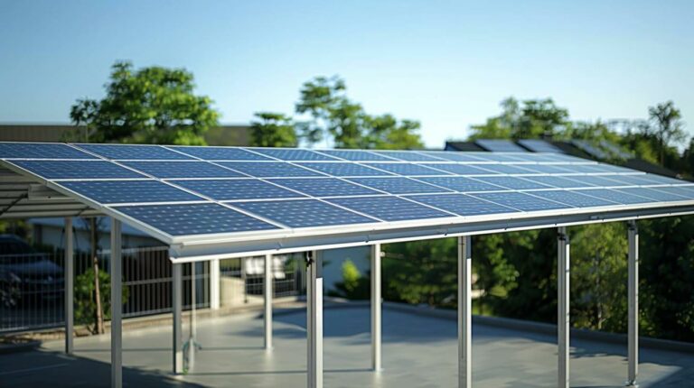 Carport solaire : facilité tout-en-un