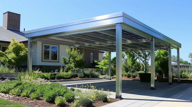 Le carport solaire en aluminium