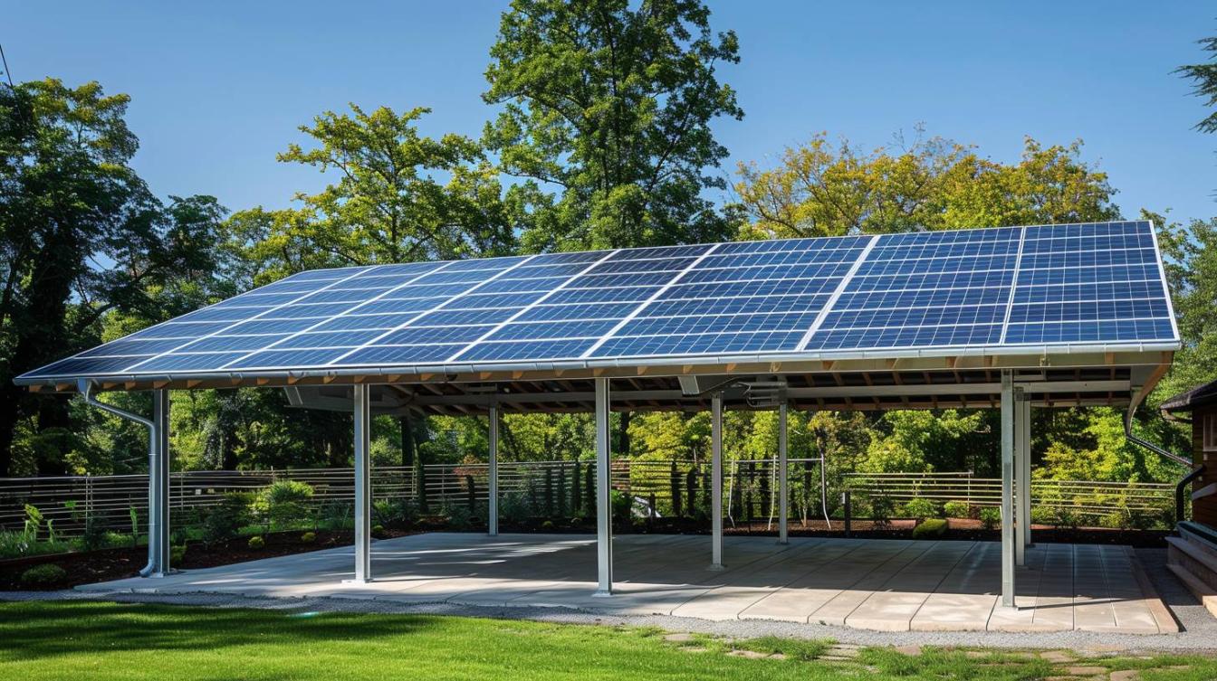 Carport solaire : le choix écologique pour 40m2