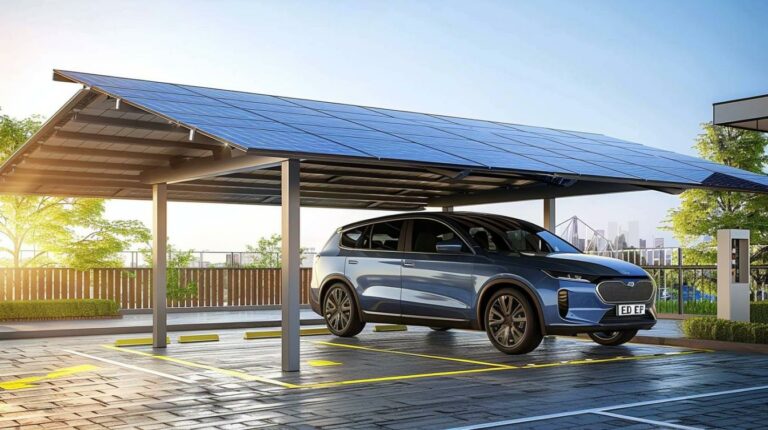 Carport solaire : une solution innovante proposée par EDF