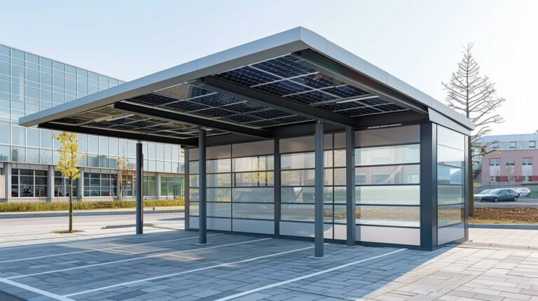 Intégration innovante de carports solaires dans l’architecture