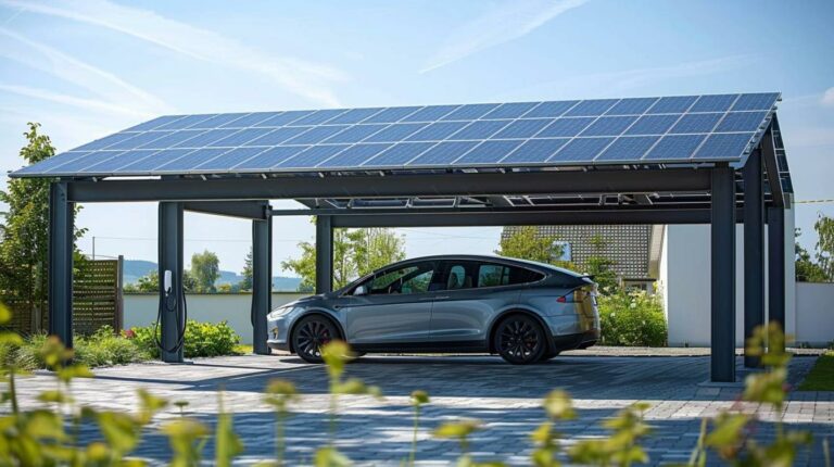 Le carport solaire : la recharge écologique pour votre voiture