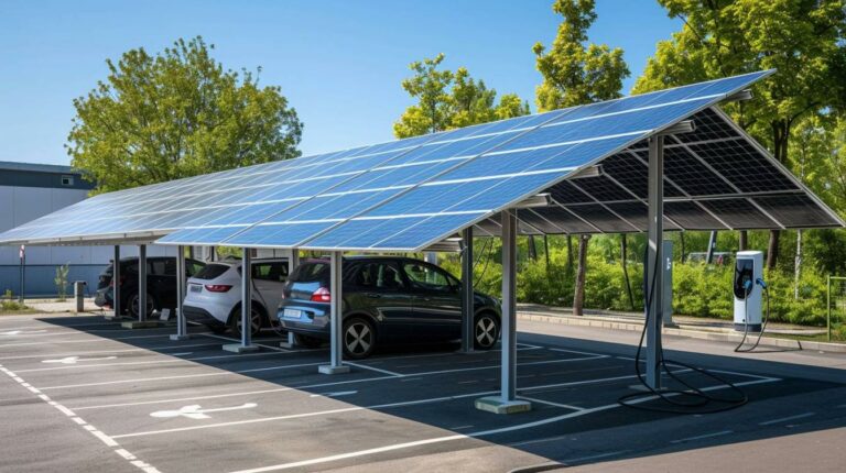 Les nouveaux carports solaires pour un environnement plus durable